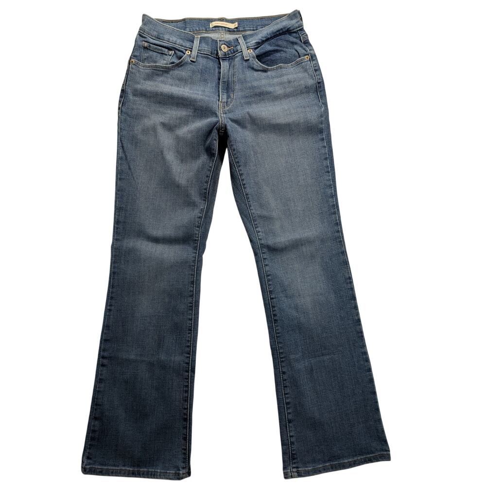 Levis Jeans Womens 30w Blue Denim Curvy Bootcut Low-Mid Rise Classic Y2k Country